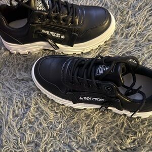 Revolution Black and White Women's Sneakers